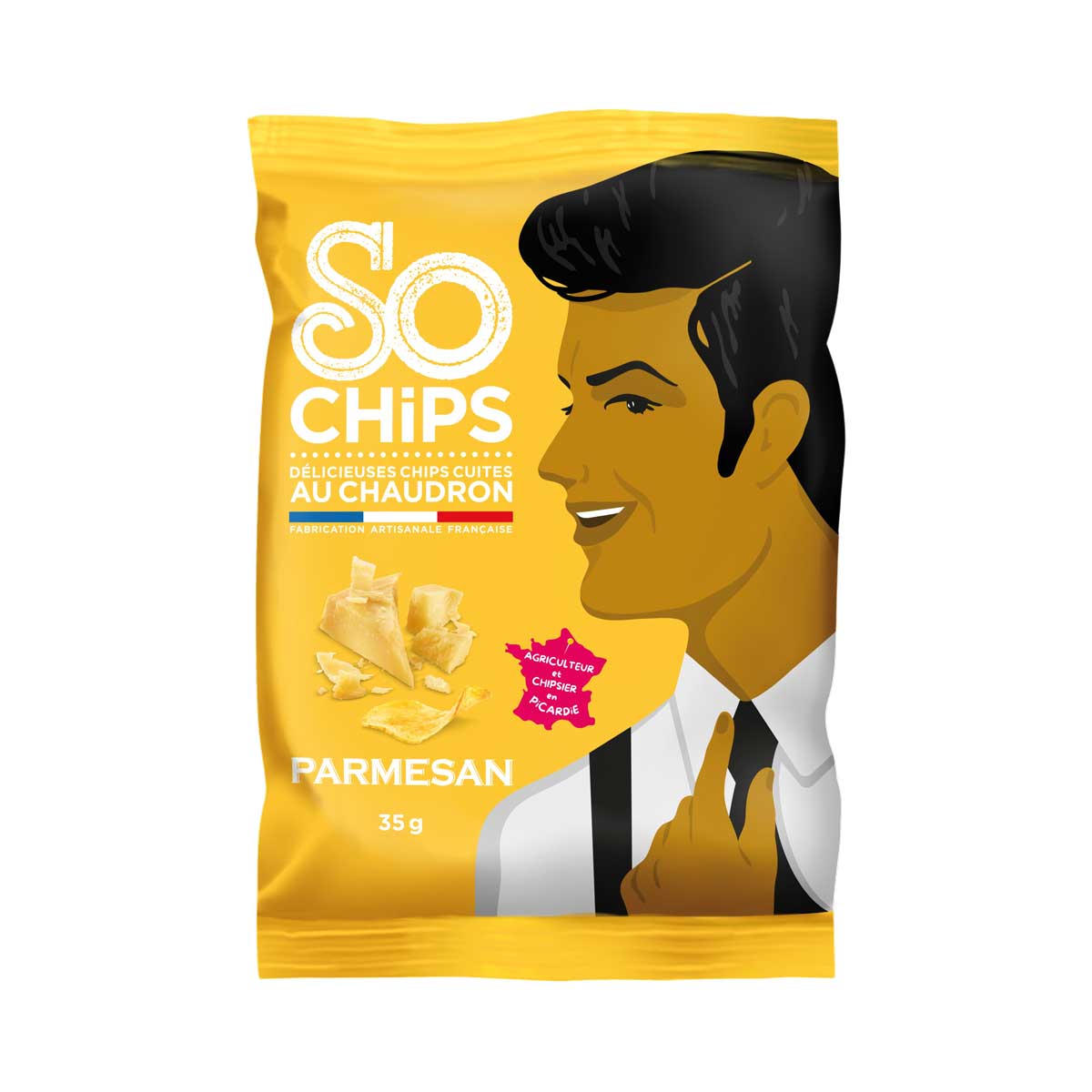 SO CHIPS - Chips - mit Parmesan AOP 35g