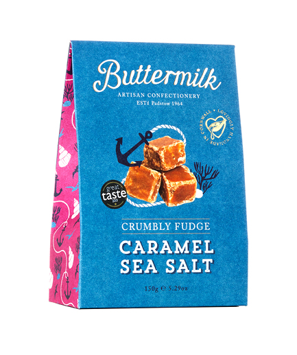 Buttermilk - Fudge Caramel Sea Salt -Crumbly- 150g.