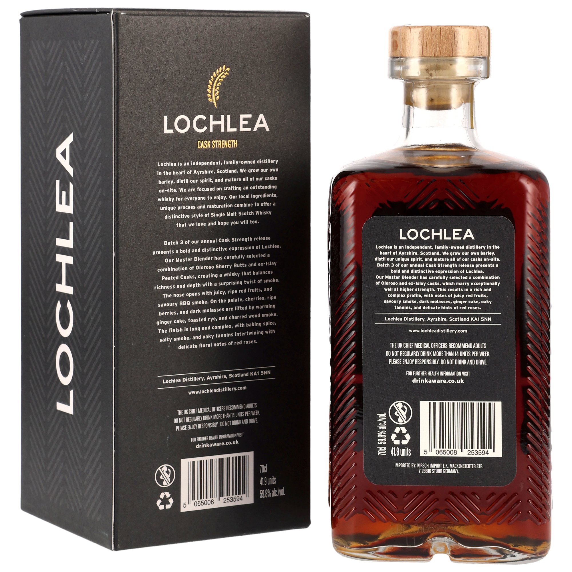 Lochlea Cask Strength Batch #3 - 59,8%