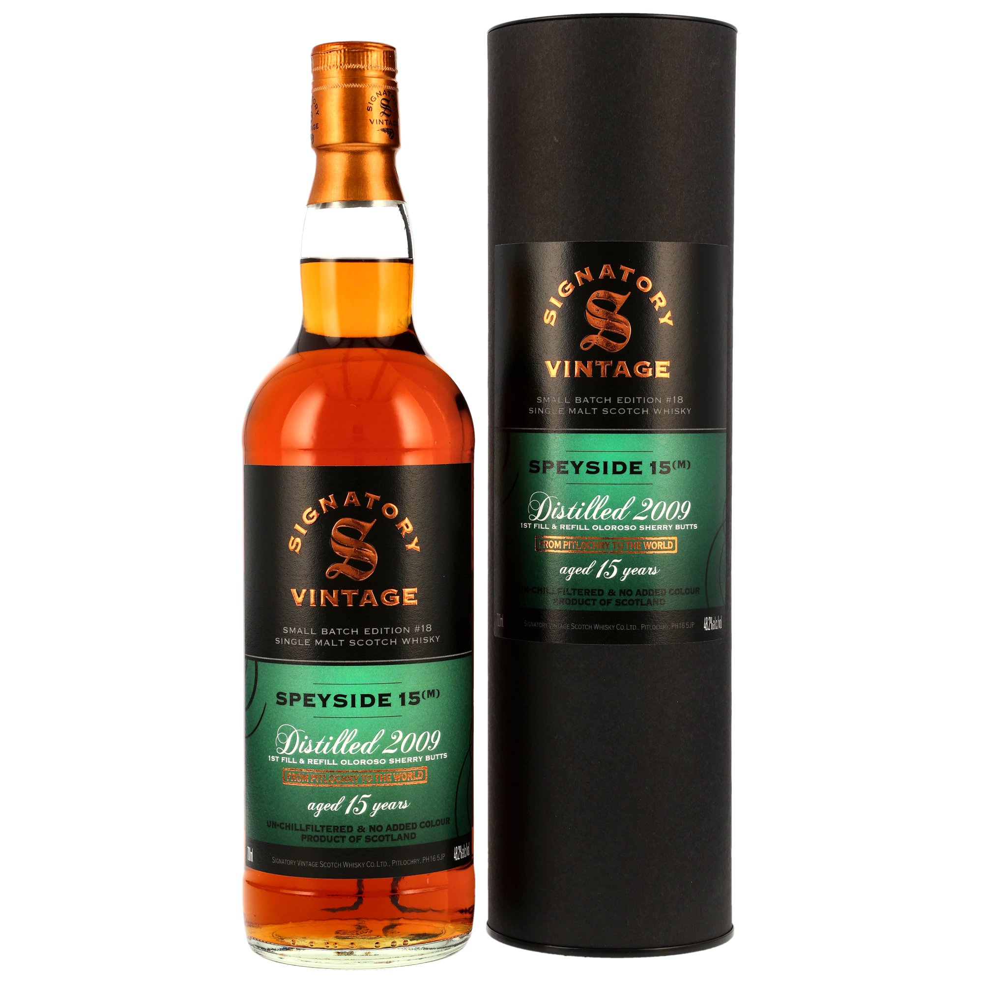 Speyside (M) 2009/2025 - 15 y.o. - Signatory Small Batch Edition #18