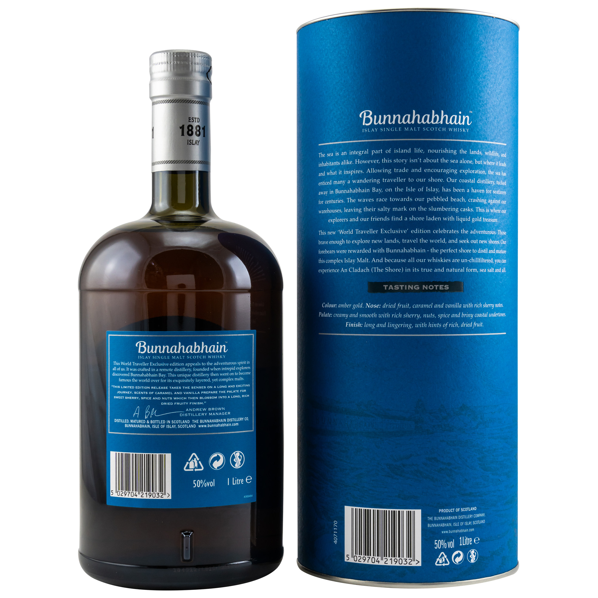 Bunnahabhain An Cladach Limited Edition Release 1,0L.