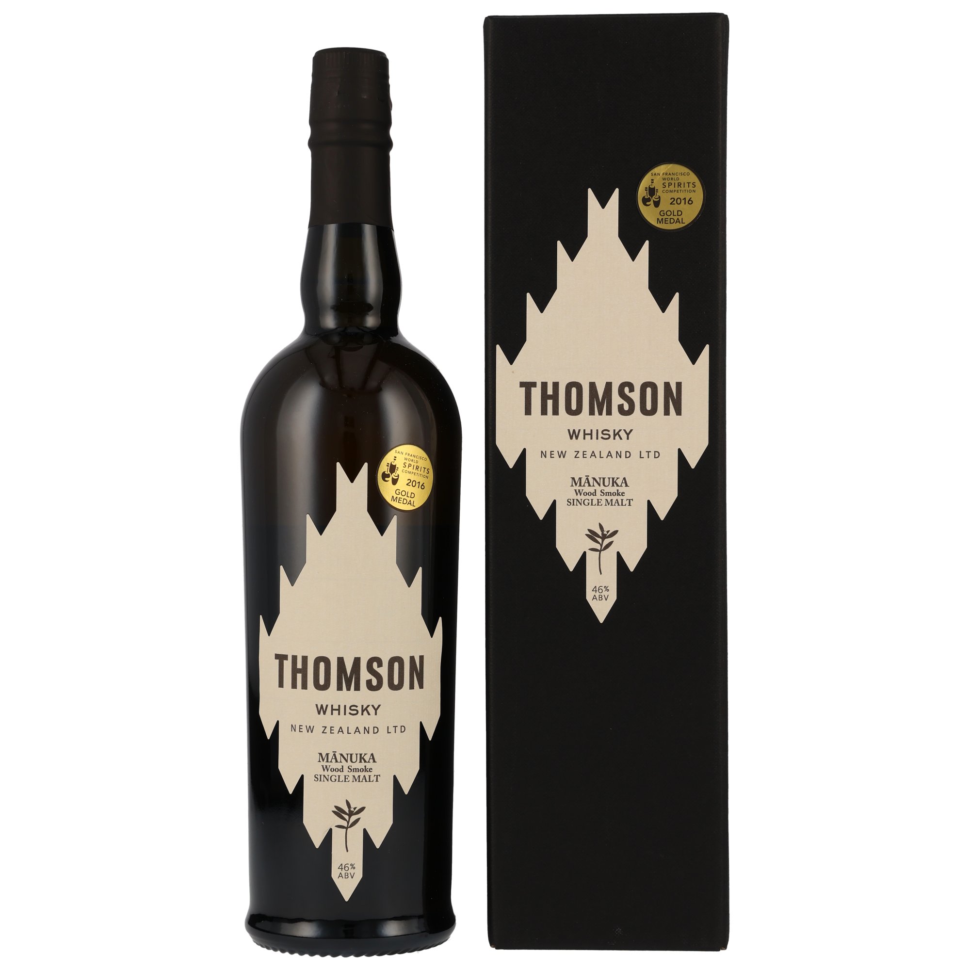 Thomson New Zealand Single Malt Whisky - Manuka Smoke 46%