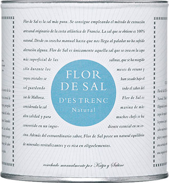 "Flor de Sal" natural Mallora 180g.