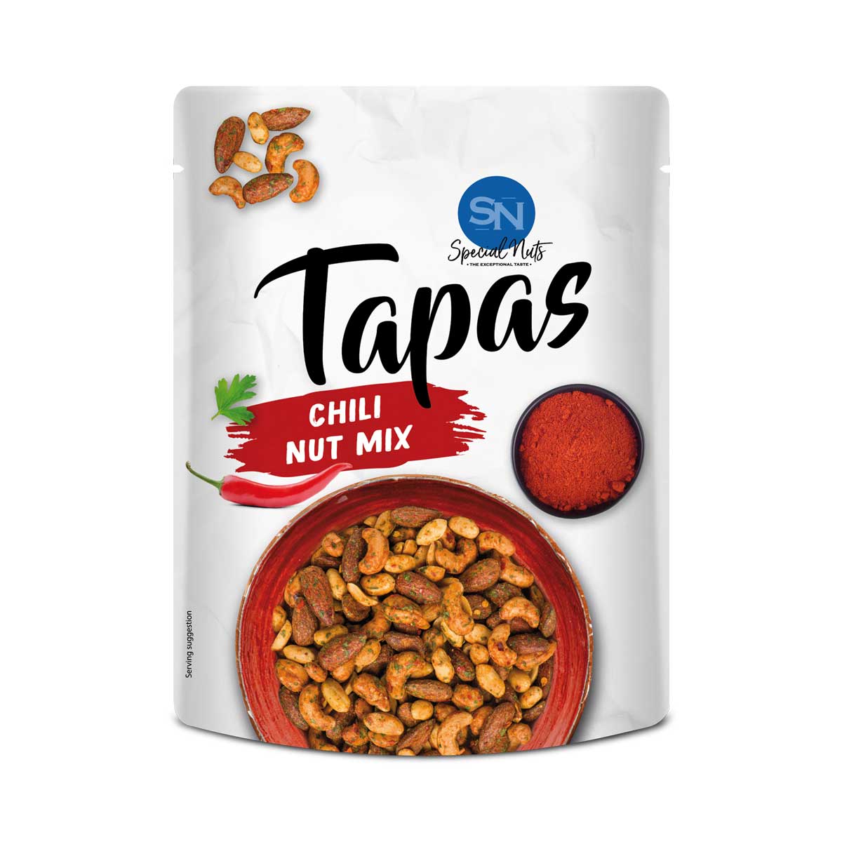 TAPAS - Scharfe Chili-Nussmischung 130g