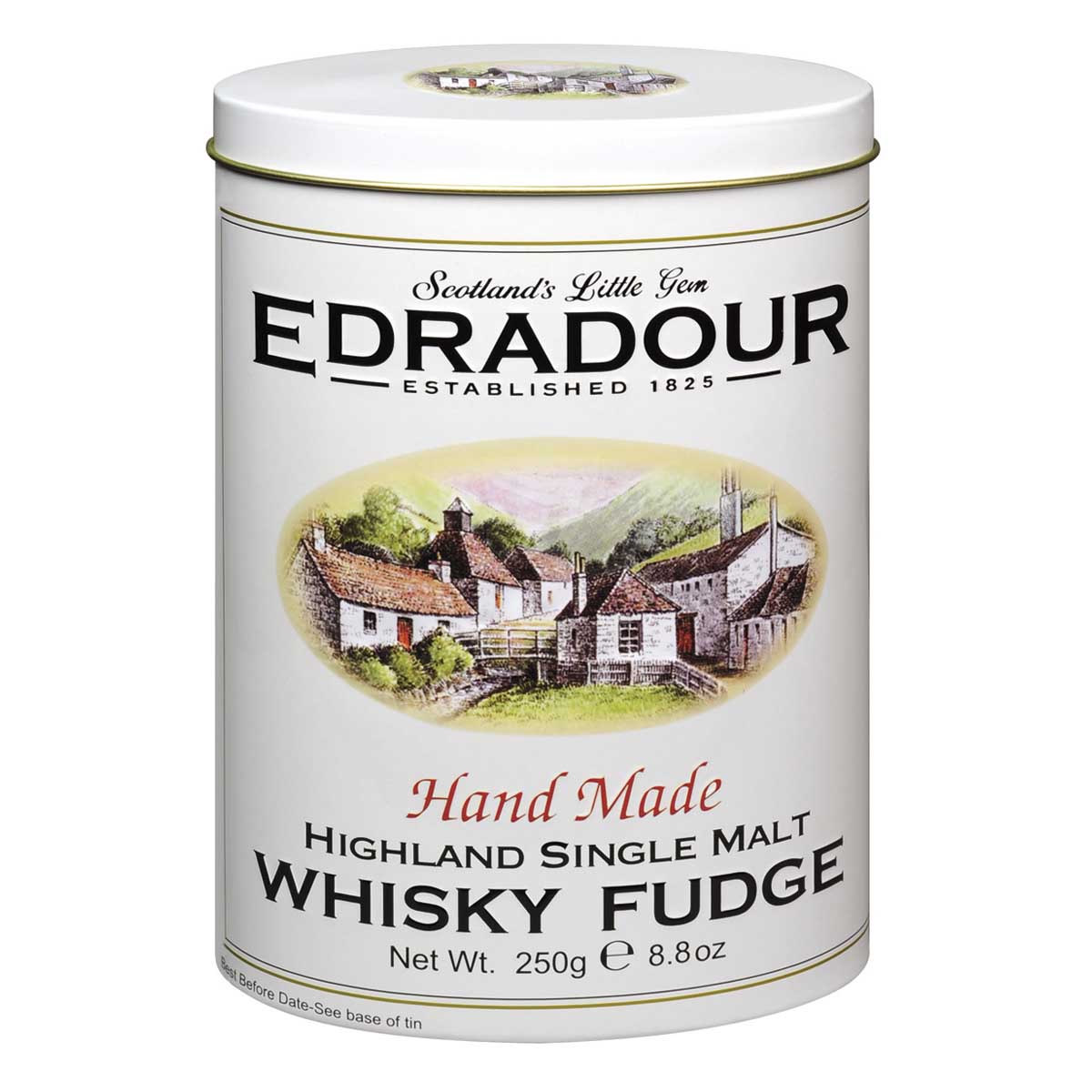 Gardiners of Scotland – Whisky Fudge „Edradour“ 250g – Dose