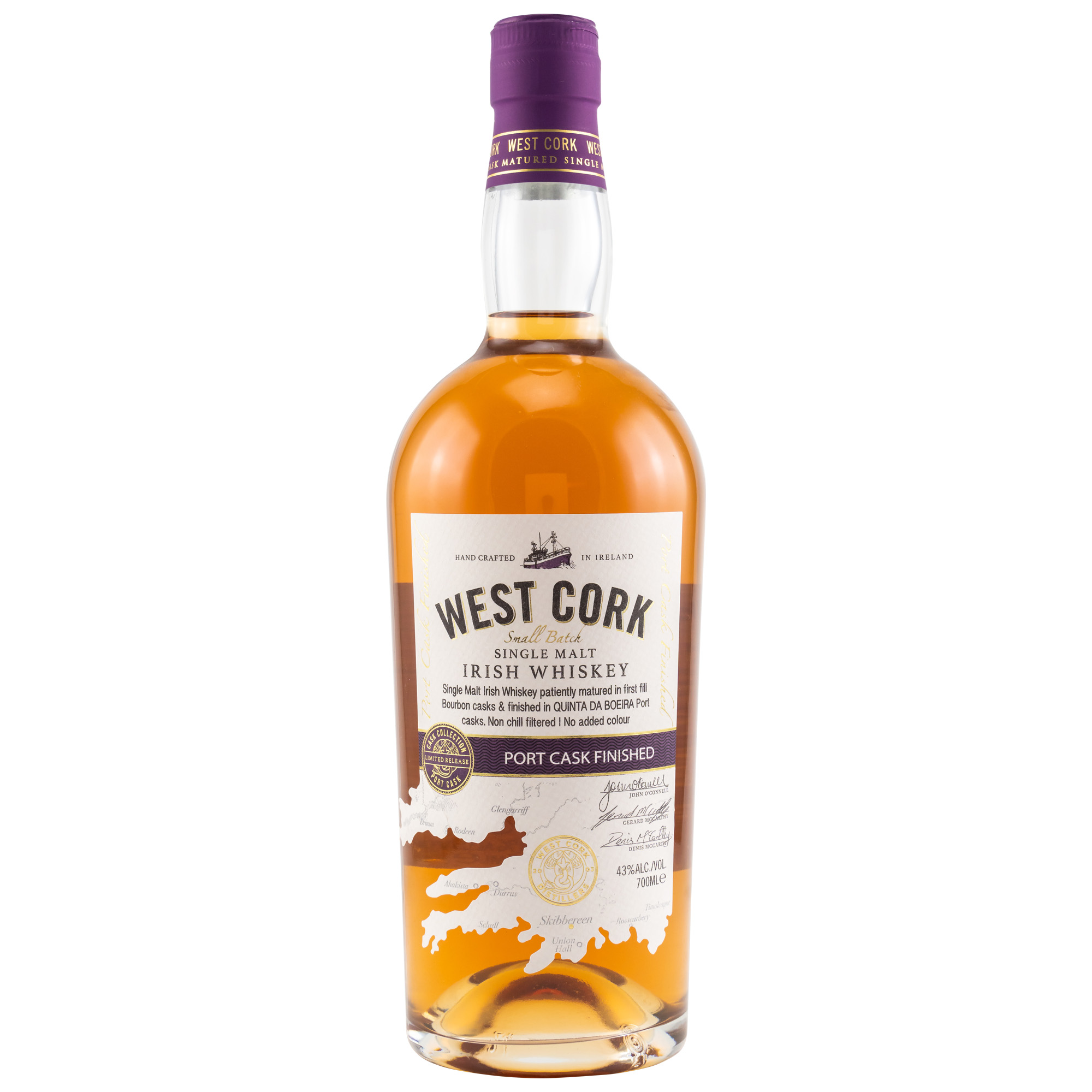 West Cork Single Malt Port Cask Finish 43%