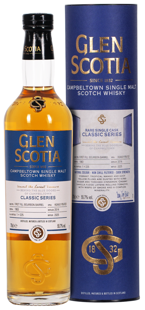 Glen Scotia 2014 55,7 % Vol. - Behind the Blue Doors- Classic Series Cask 1 of 5 - First Fill Bourbon Barrel