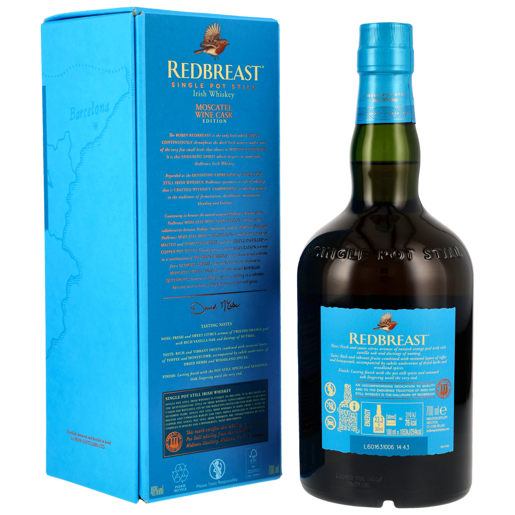 Redbreast Moscatel Edition 46%