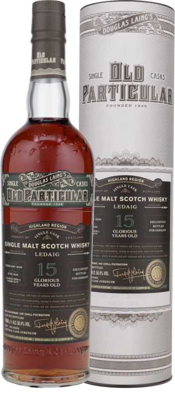 Ledaig 15 Y.O 2009 Sherry Old Particular 56.4% 0.7l