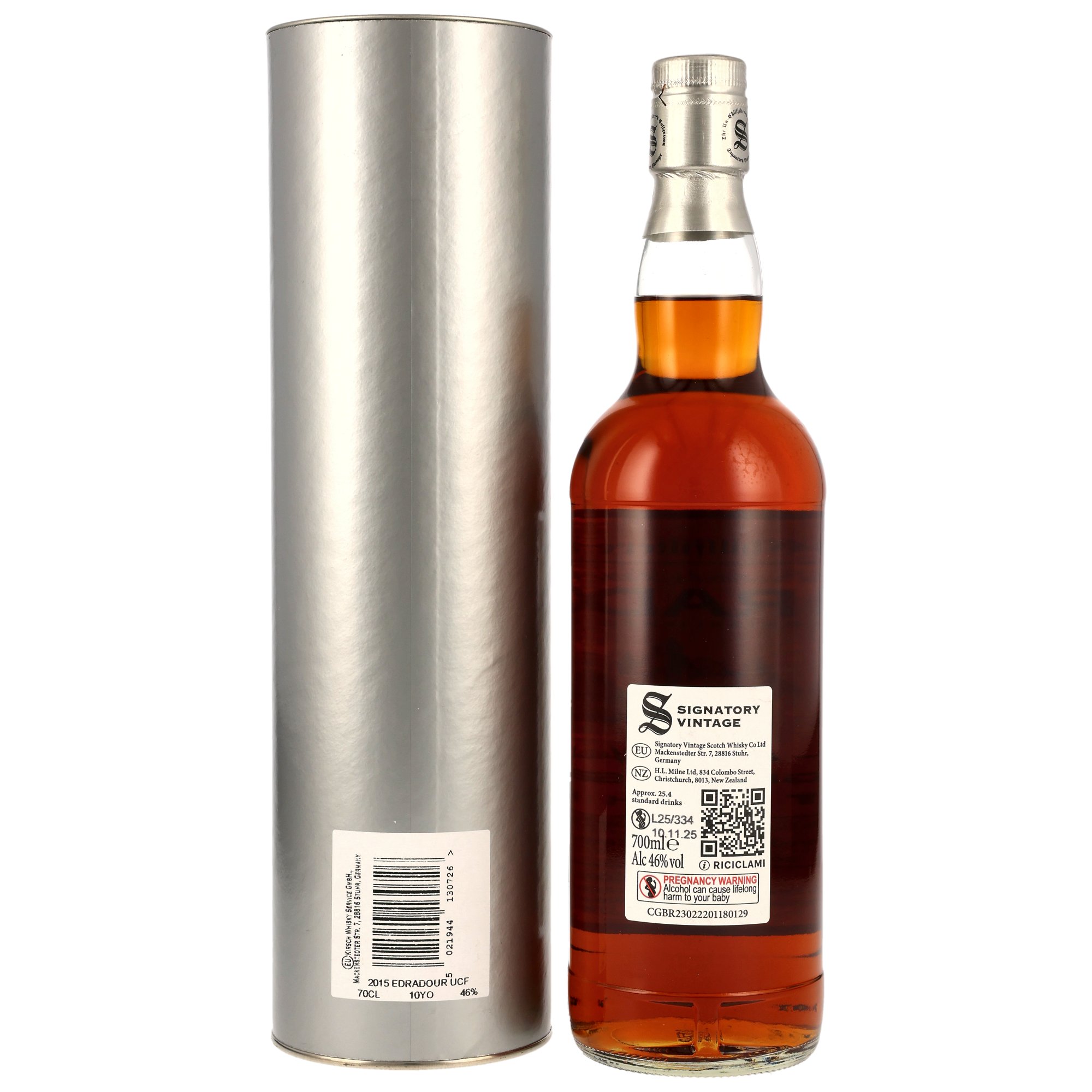 Edradour 10 y.o. - 2015/2025 Signatory - 46%