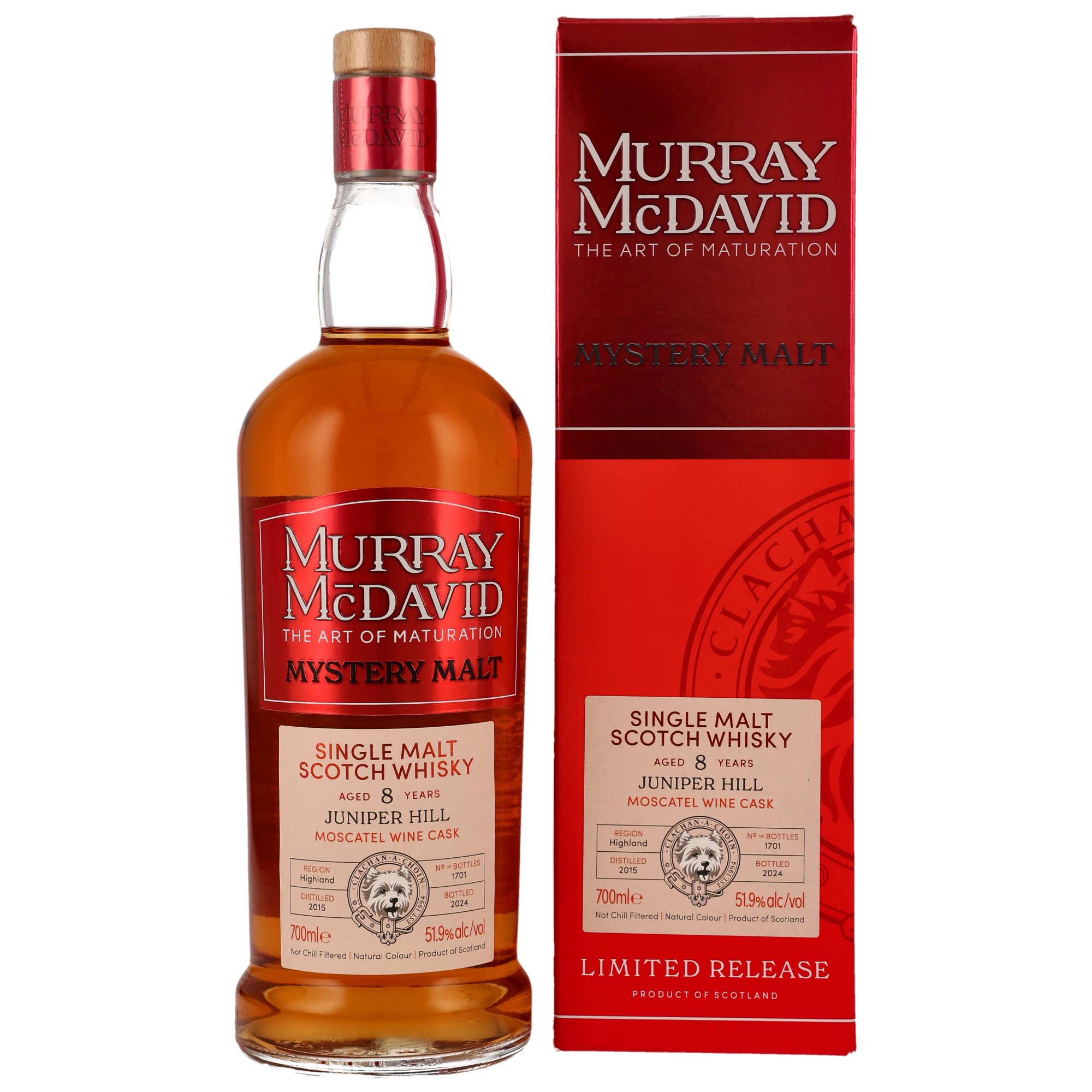Juniper Hill 2015/2024 - 8 y.o. - Moscatel Wine Cask - Murray McDavid 51,9%