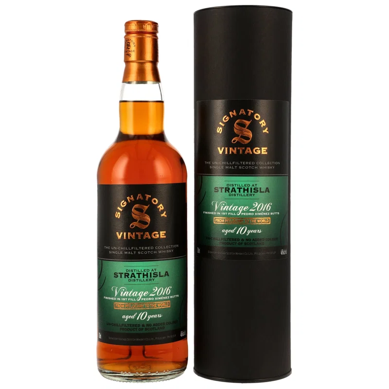 Strathisla 2016/2026 - 10 y.o. - 1st Fill PX Sherry Butts Finish #22 + 23 - Sig un-chill 46%
