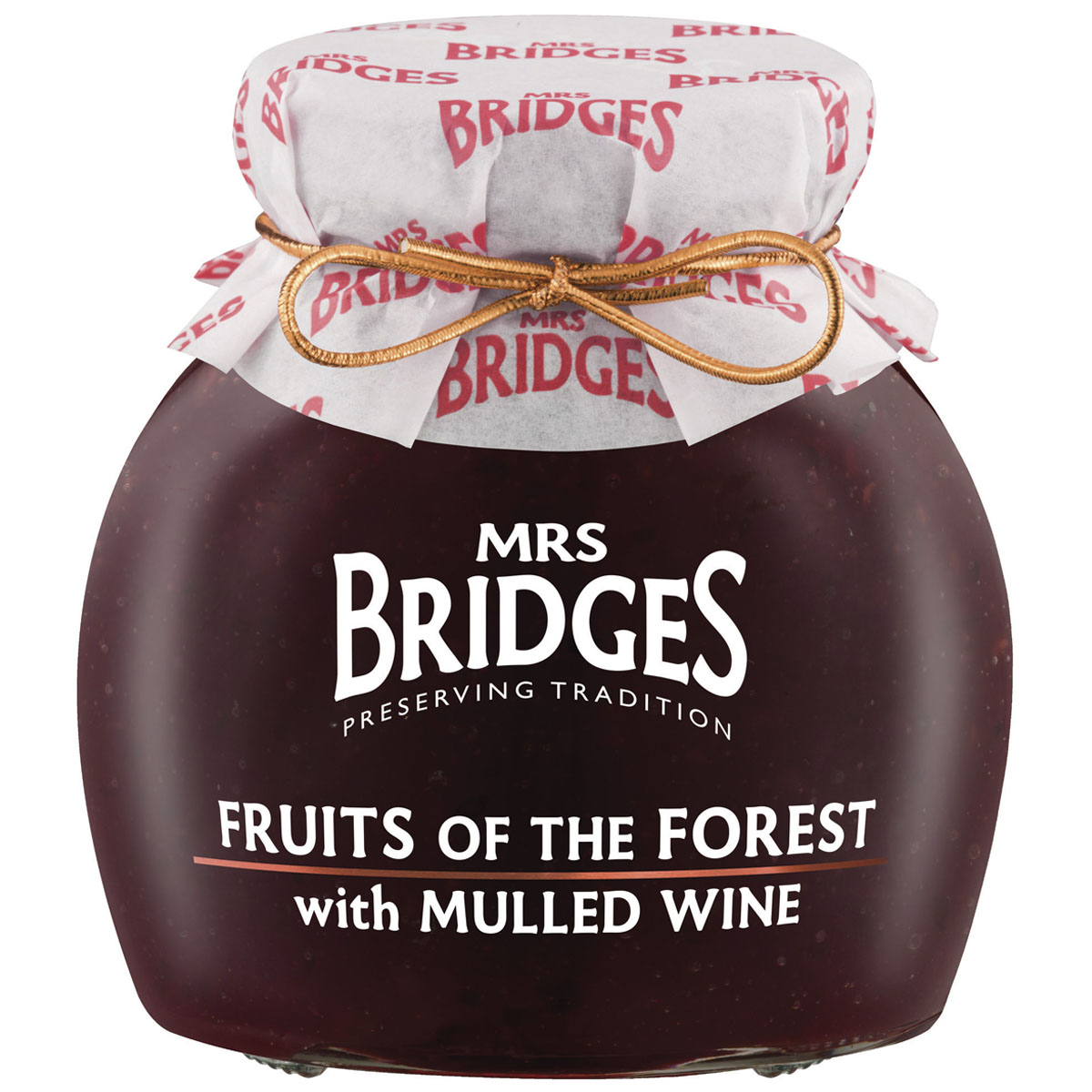 Mrs Bridges – Fruits of the Forest Preserve with Mulled Wine 340g