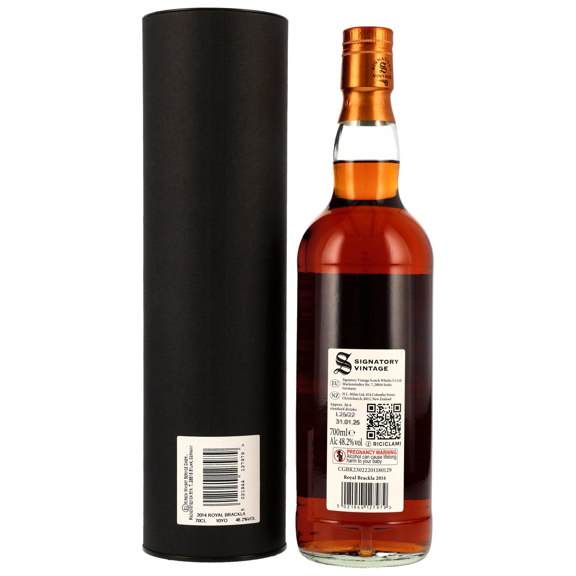 Royal Brackla 2014/2025 - 10 y.o. - Signatory Small Batch Edition #17 48,2%
