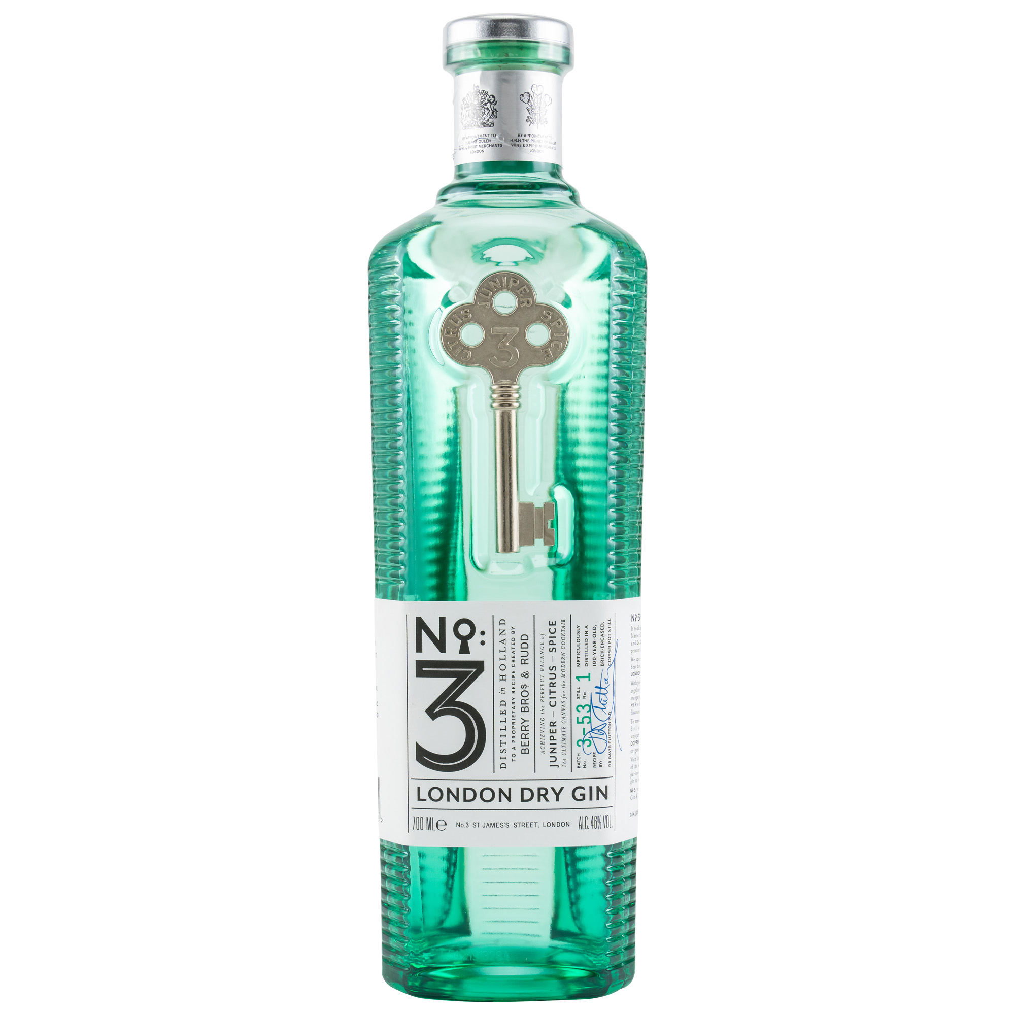 No.3 - London Dry Gin 46% Berry Bros. & Rudd