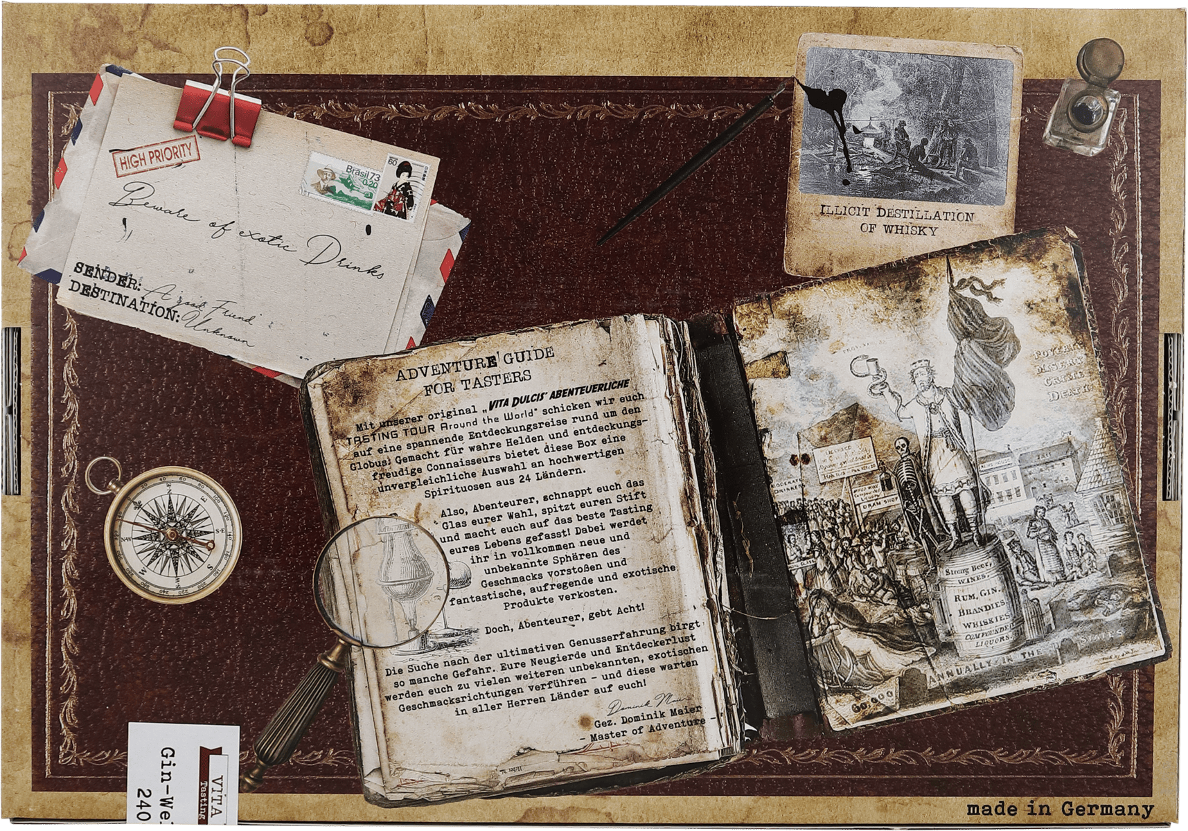 Adventskalender - Gin Weltreise Edition 0,48l.