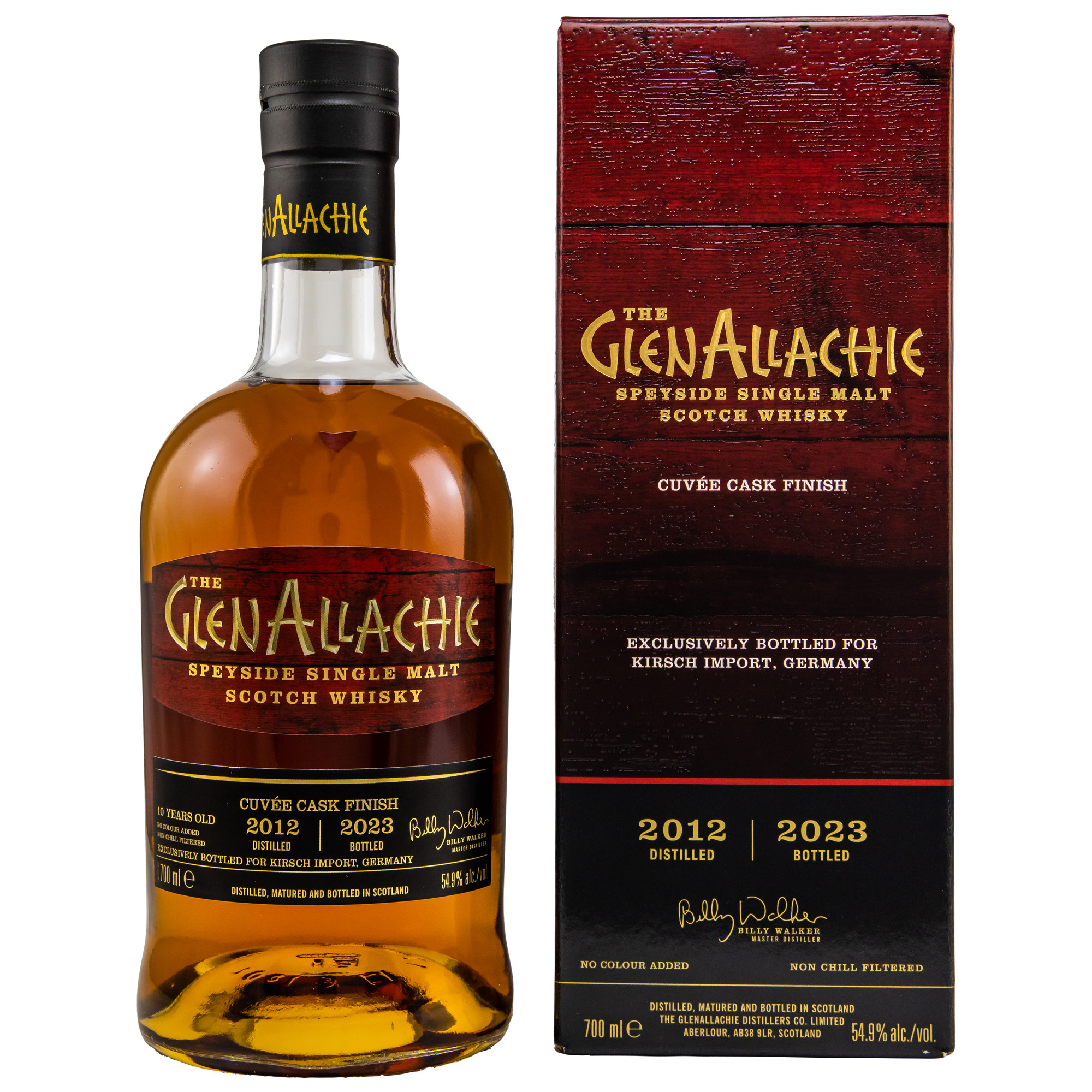 GlenAllachie 2012/2023 - 10 y.o. - PX, Moscatel & Ruby Port Cuvee 54,9%