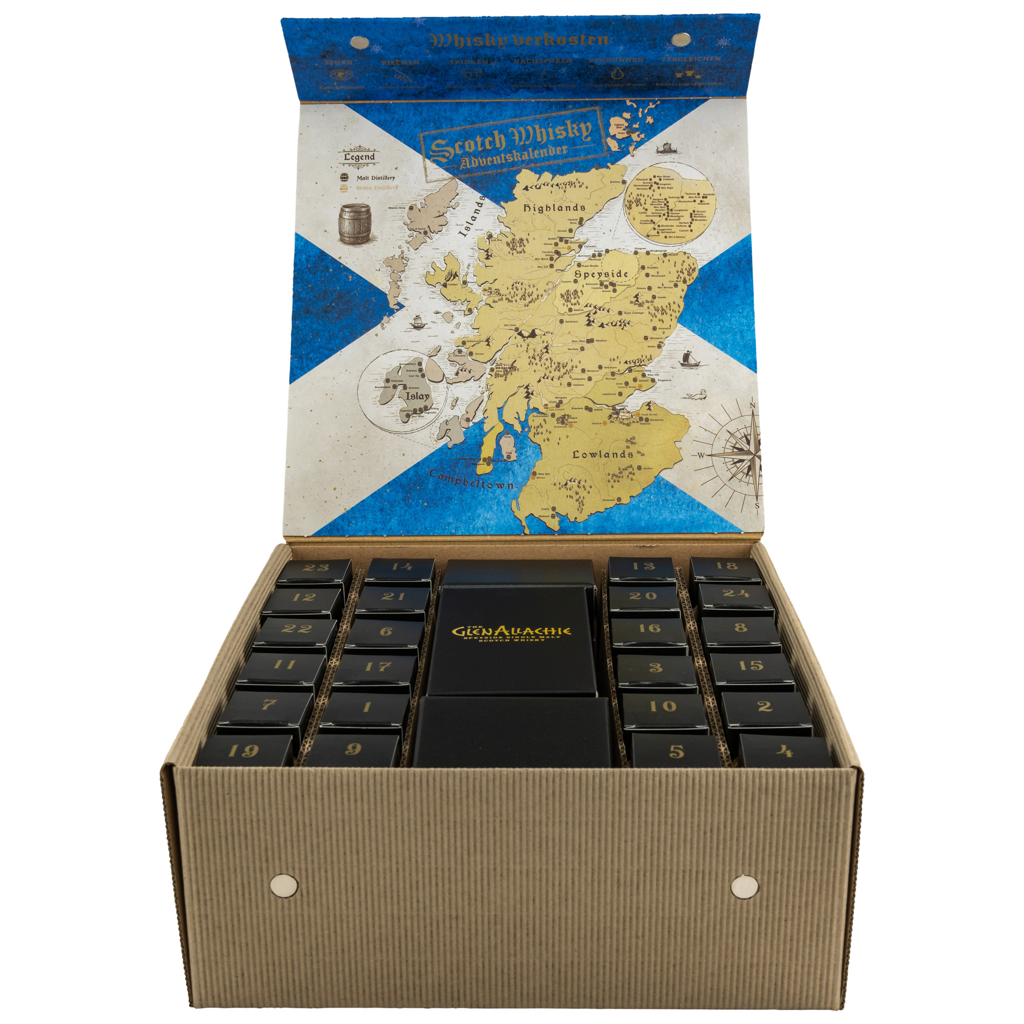 Adventskalender - SCOTCH WHISKY 24 x 0,02l - 47,3%