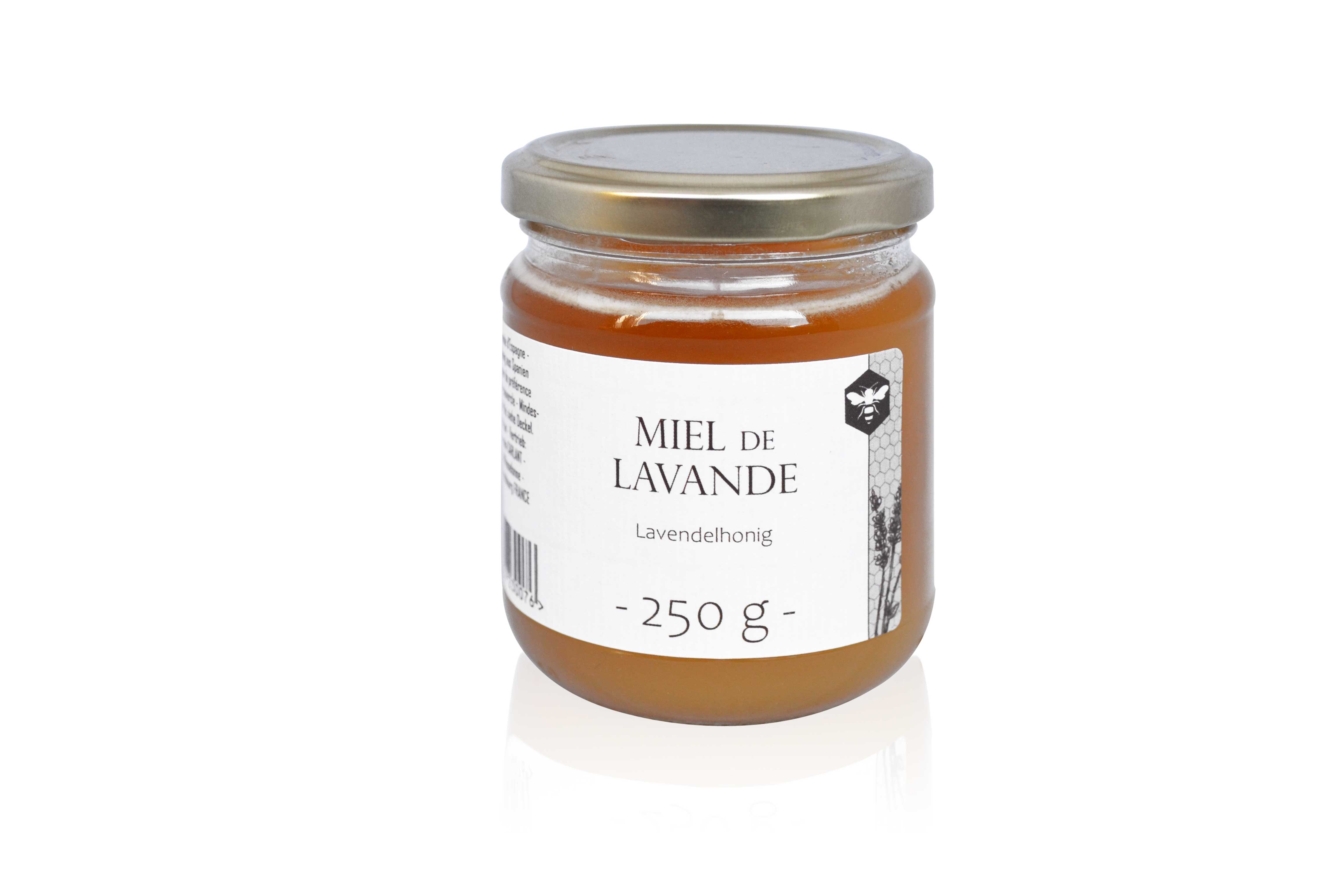Lavendelhonig cremig aus Spanien 250g.