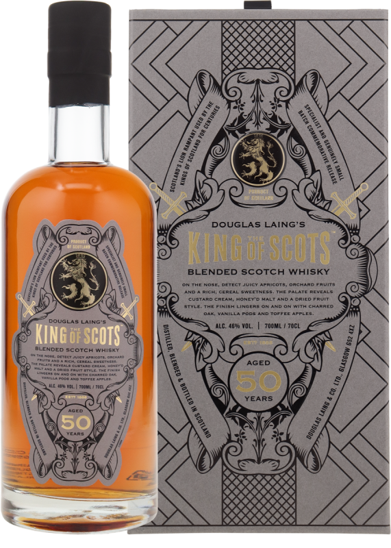 The King of Scots 50 Y.O. Blended Scotch Whisky 46% 0.7l