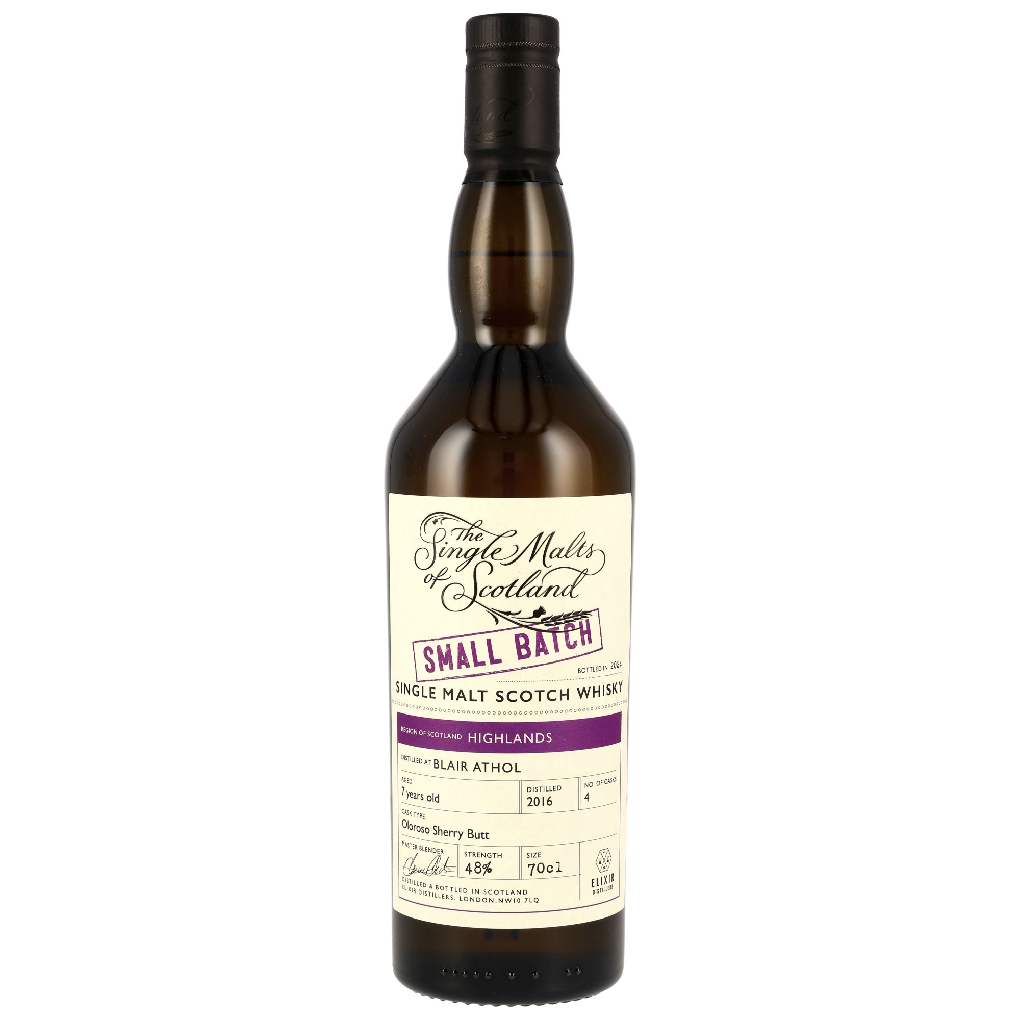 Blair Athol 2016/2024 - 7 y.o. - Oloroso Sherry Butt - Small Batch (SMoS) 48%