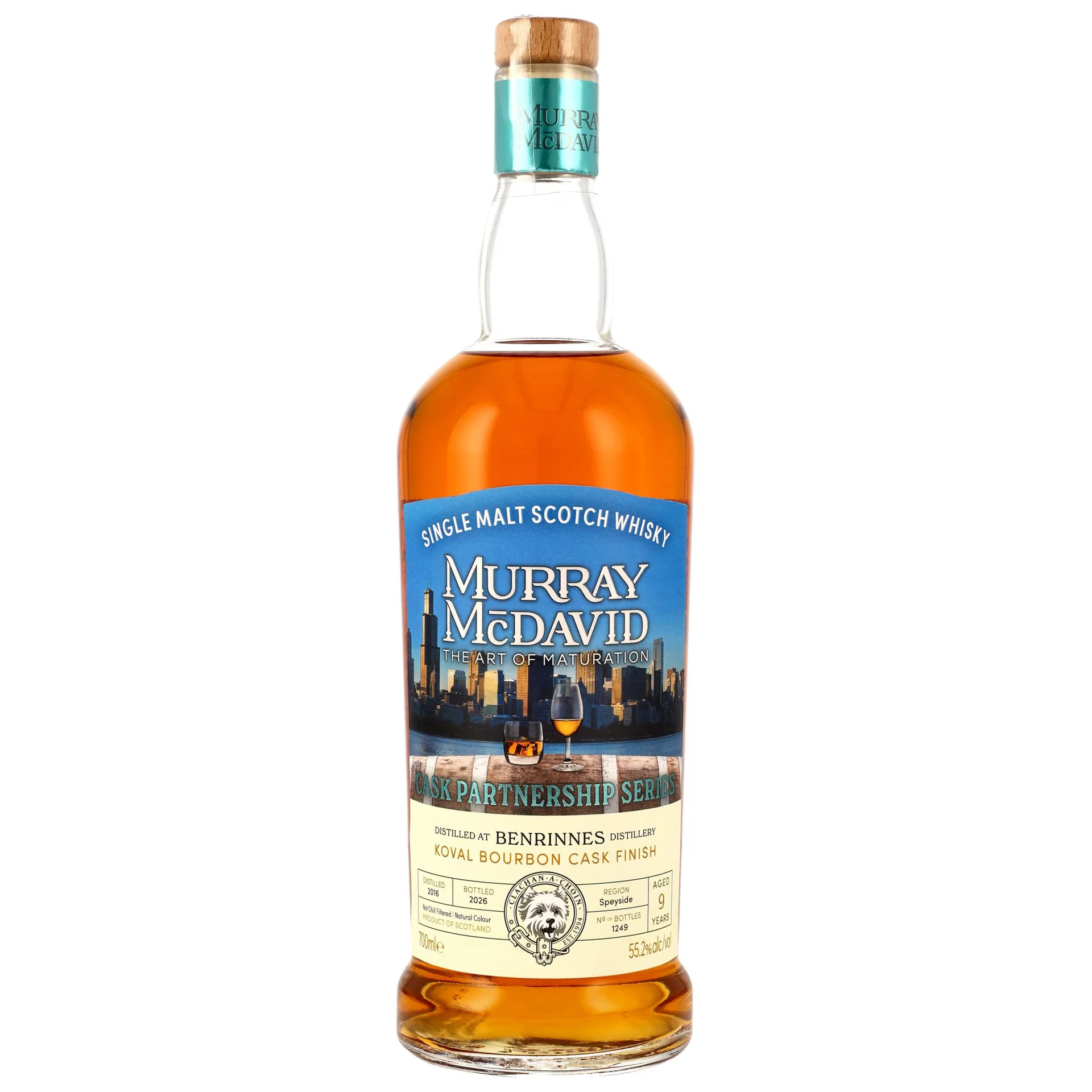 Benrinnes 2016/2026 - 9 y.o. - Koval Bourbon Cask Finish 55,2% - Cask Partnership Series Murray McDavid