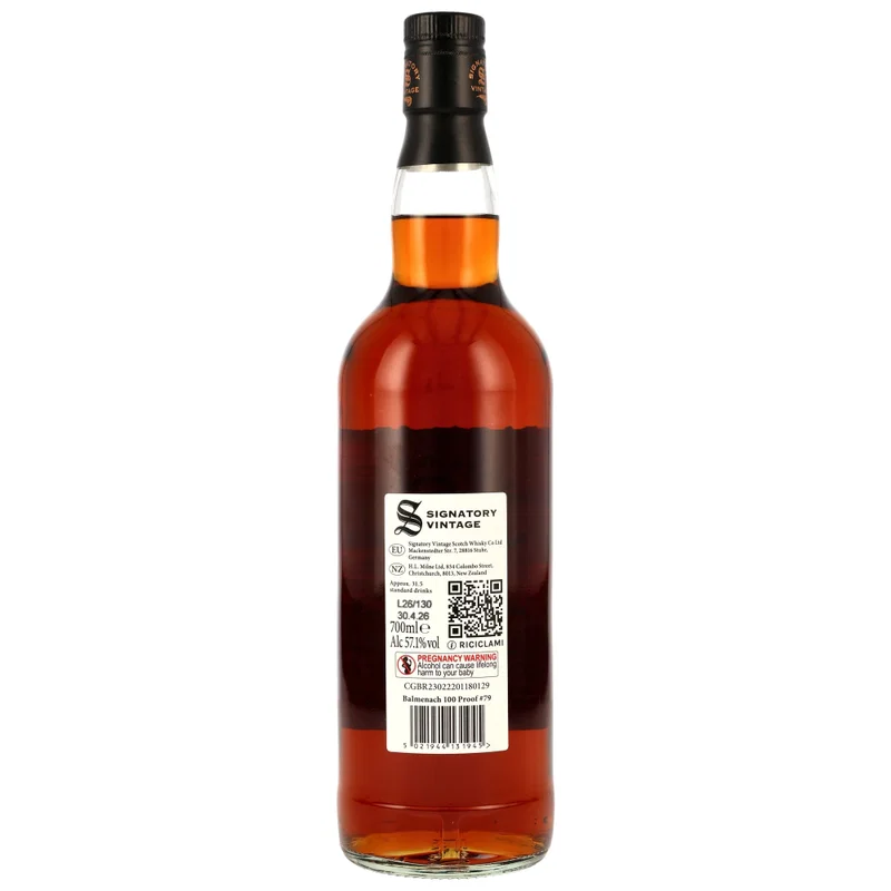 Balmenach 2016/2026 - 10 y.o. - 1st Fill Oloroso Sherry Butts Finish - Signatory 100 PROOF Edition #79
