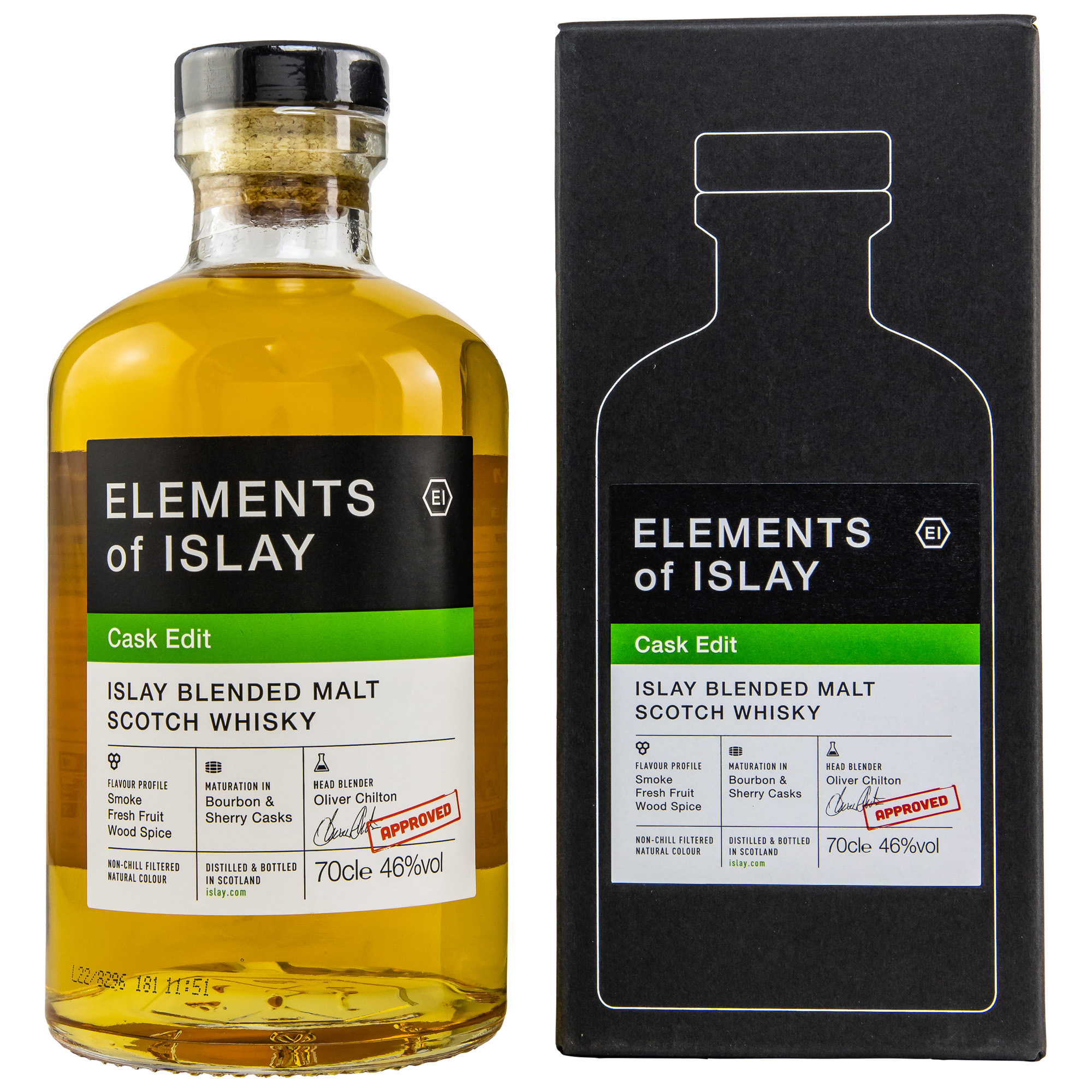 Elements of Islay Cask Edit - Islay Blended Malt 46% - 0,5l.