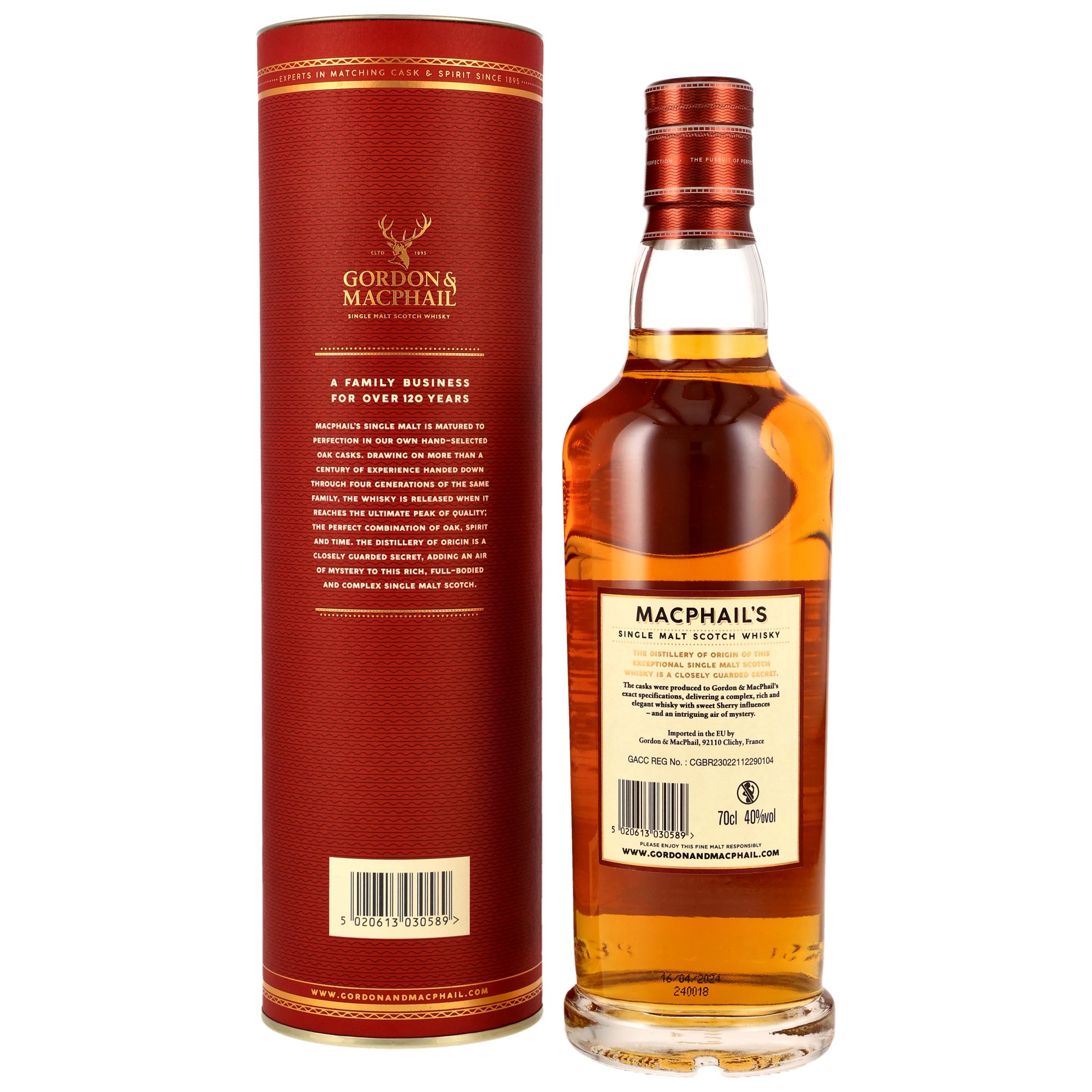 MacPhail´s 15 y.o. - G&M (Gordon & MacPhail) 40%