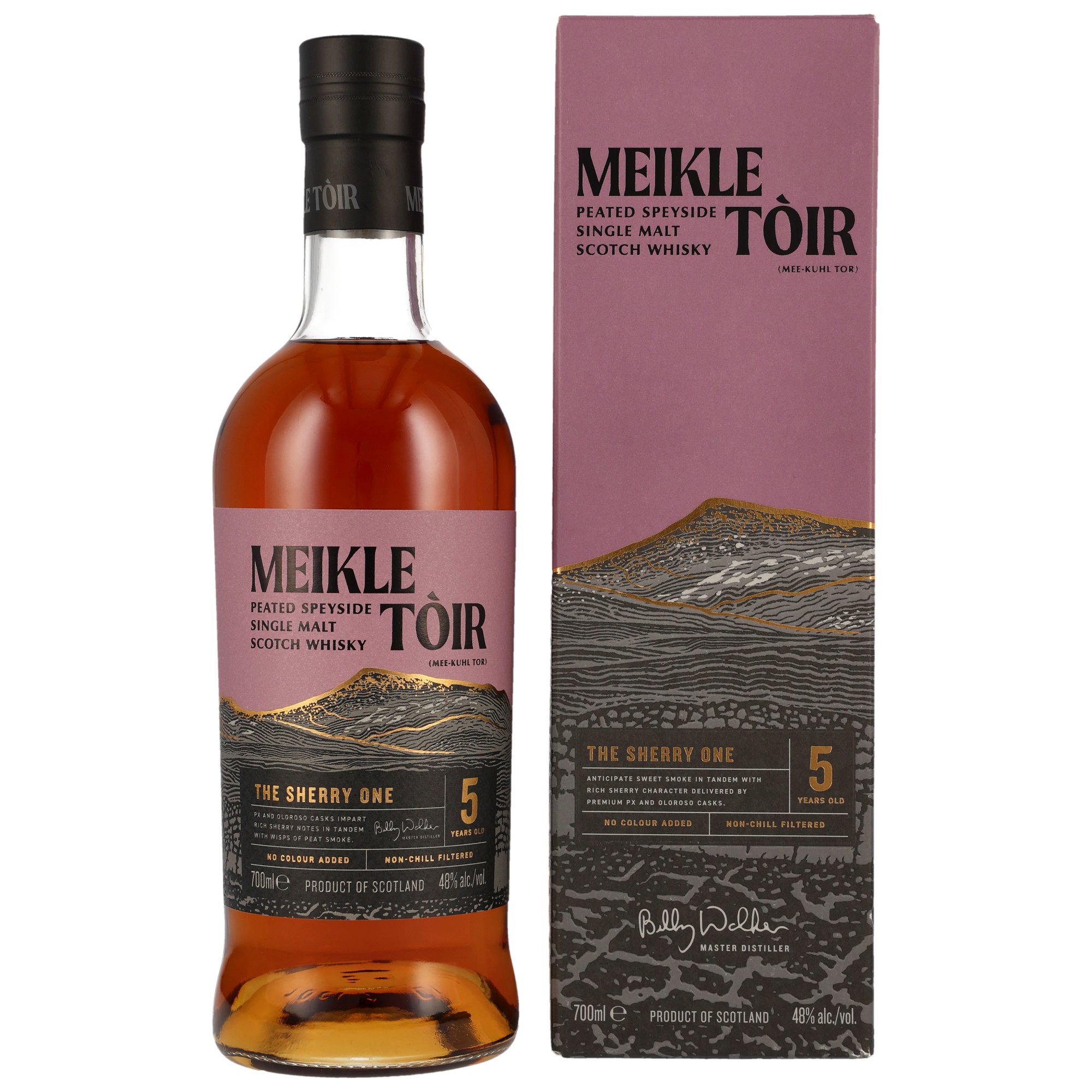 GlenAllachie - Meikle Toir 5 y.o. The Sherry One - Heavily Peated 48%