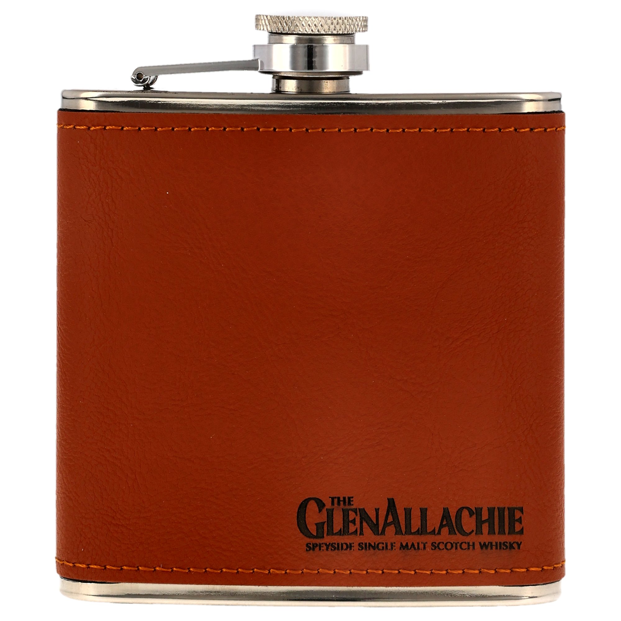 GlenAllachie Hipflask Leder (Flachmann)