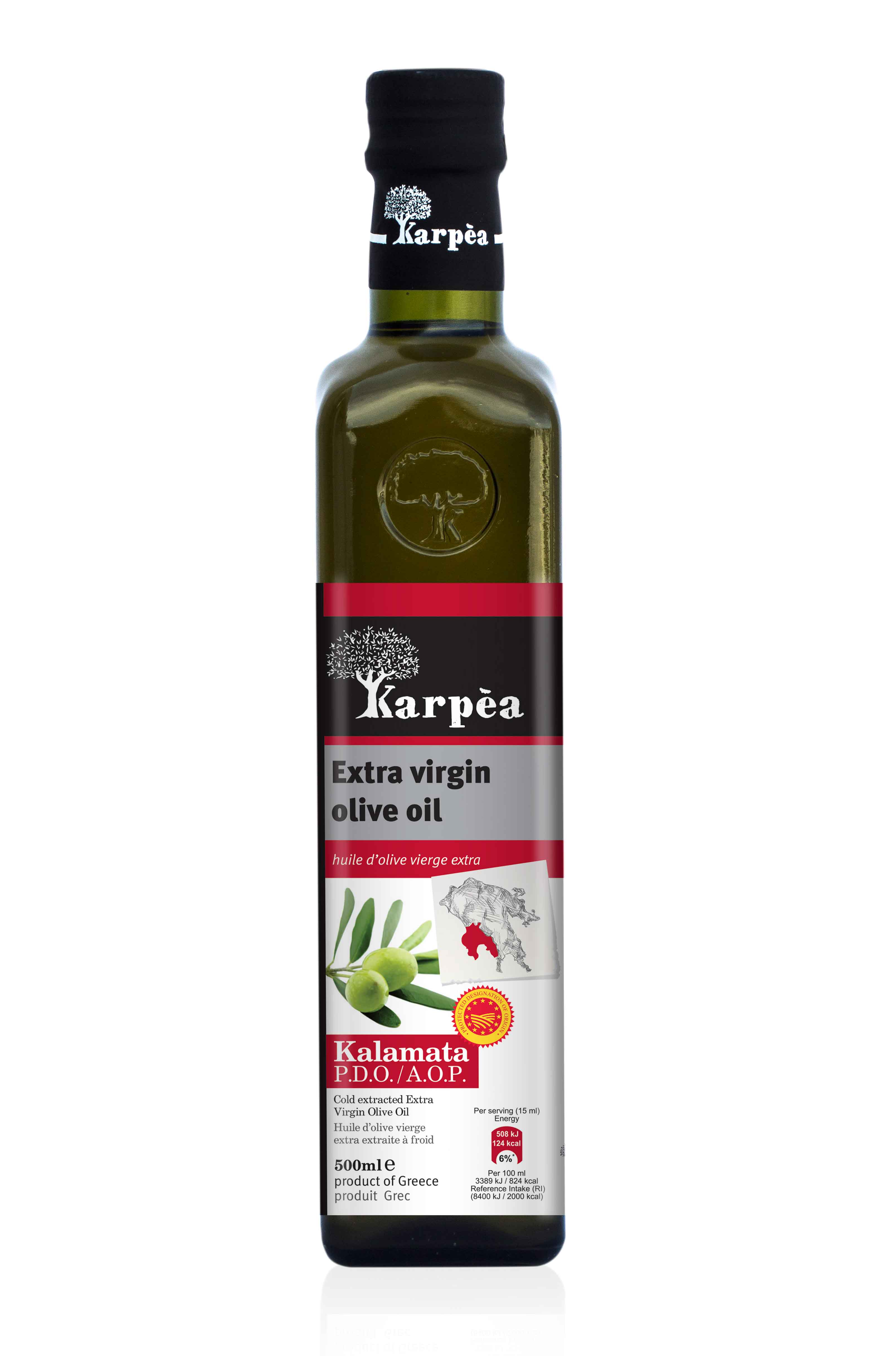KARPEA - natives Olivenöl extra - Kalamata AOP 500ml