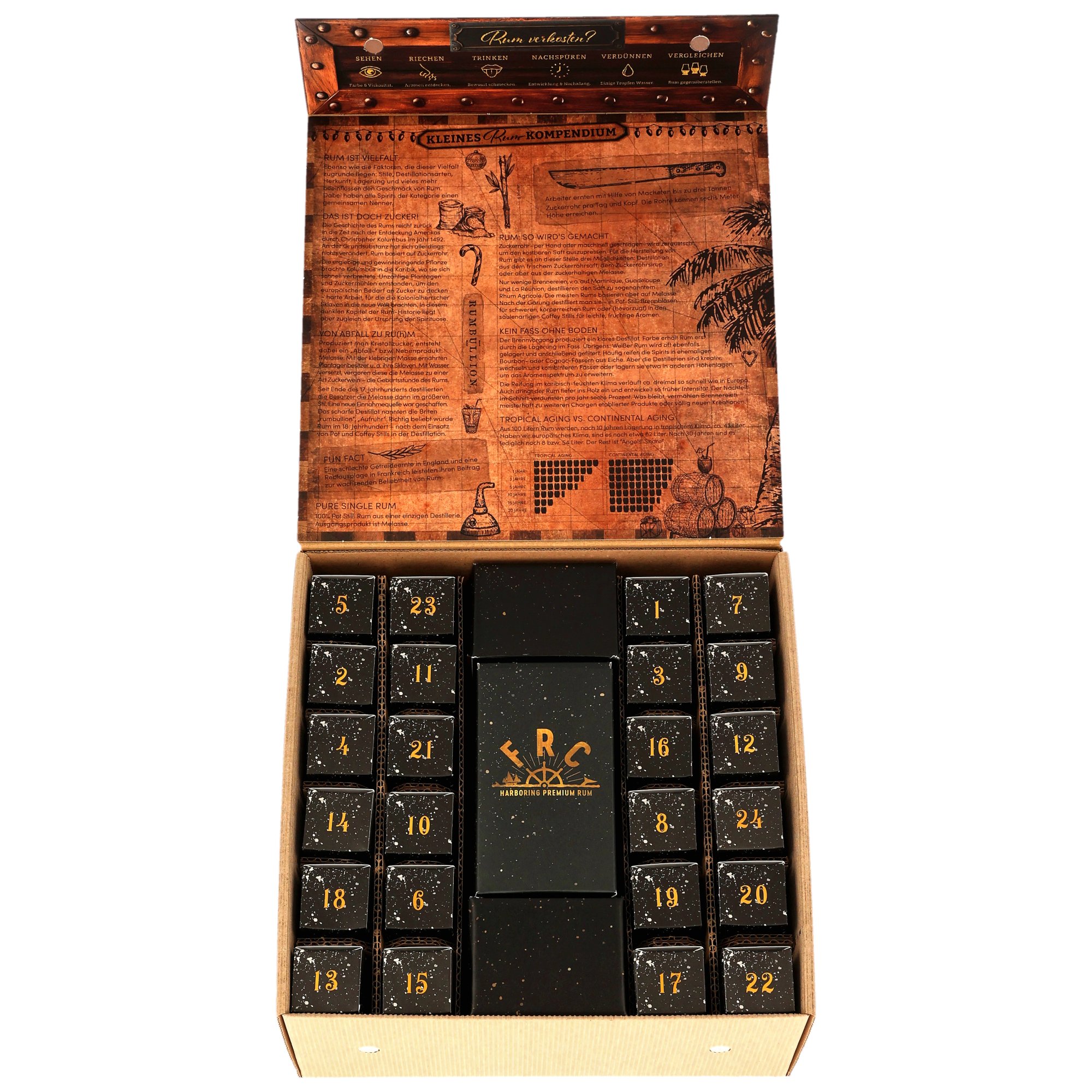Adventskalender - RUM 24 x 0,02l - 45,7%